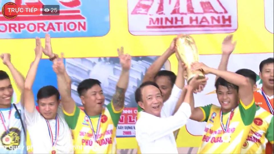 BAN TỔ CHỨC GIẢI BÓNG ĐÁ TRANH CUP: HOÀNG ĐẾ ĐINH TIÊN HOÀNG HỌ ĐINH VIỆT NAM LẦN THỨ V