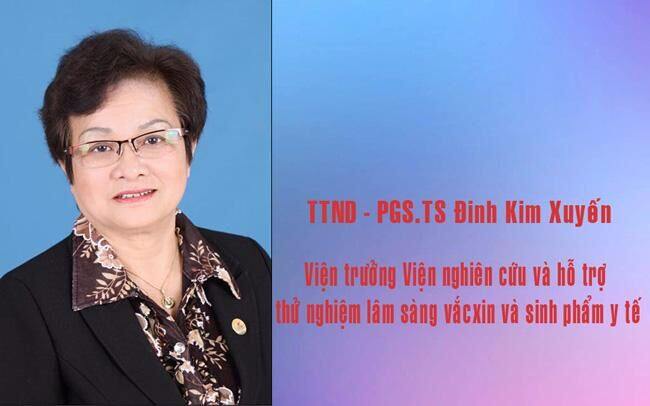 PGS- TS- TTND ĐINH  KIM XUYẾN- Con người bình dị mà tấm lòng cao quí