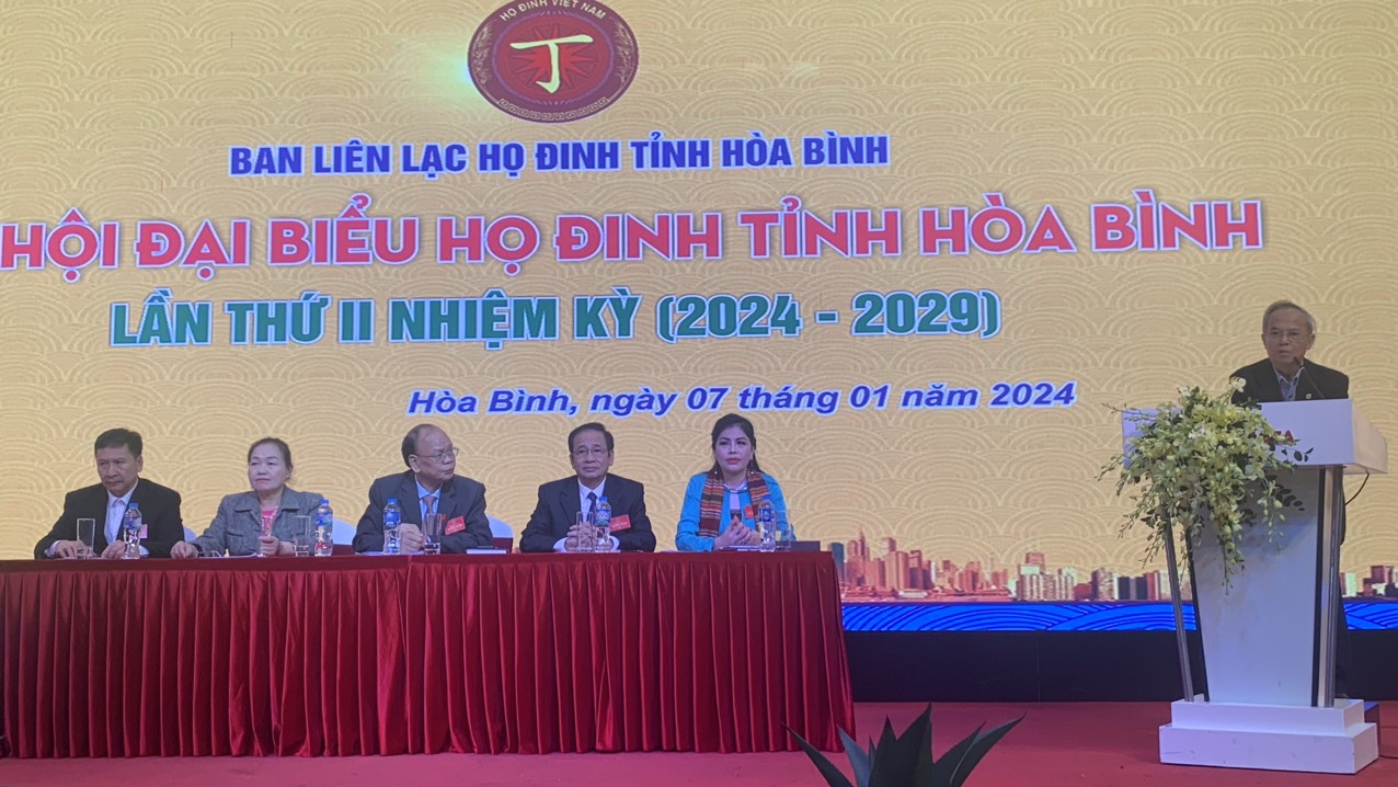 ĐẠI HỘI ĐẠI BIỂU HỌ ĐINH TỈNH HÒA BÌNH Lần thứ II nhiệm kỳ 2024 – 2029