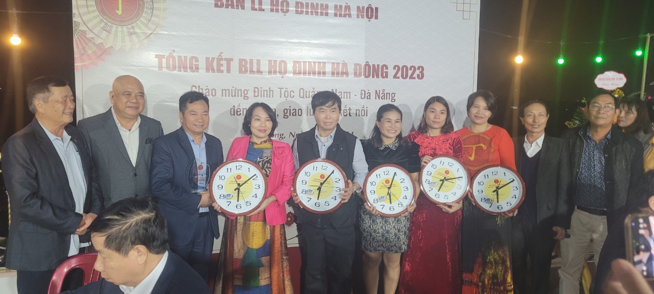 LỄ TỔNG KẾT HOẠT ĐỘNG CỦA BAN LIÊN LẠC HỌ ĐINH HÀ ĐÔNG năm 2023