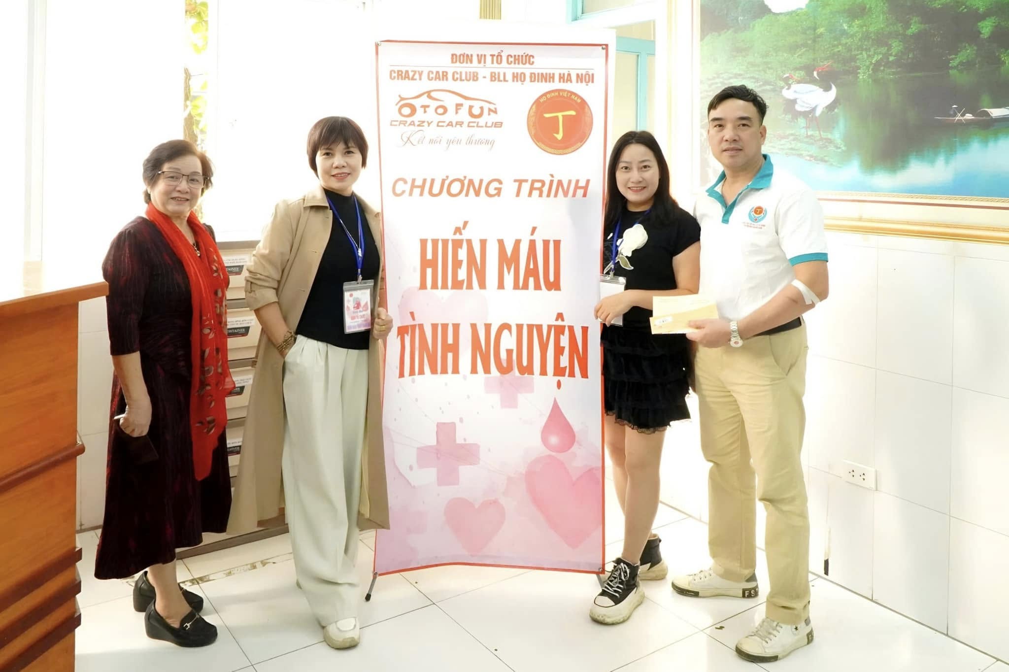 BAN LIÊN LẠC HỌ  ĐINH HÀ NỘI  TỔ CHỨC CHƯƠNG TRÌNH HIẾN MÁU TÌNH NGUYỆN  LẦN THỨ 7 TẠI BỆNH VIỆN VIỆT ĐỨC.