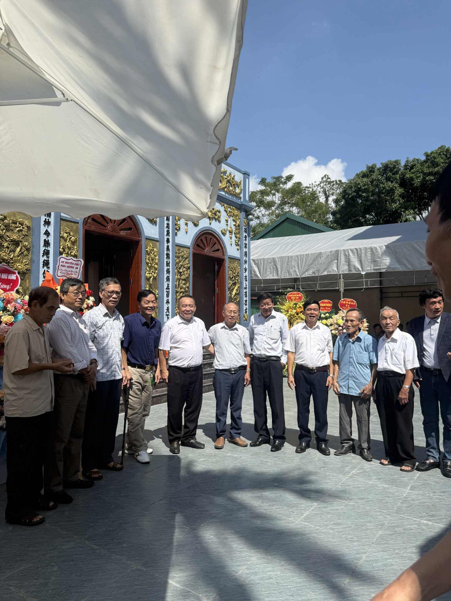 BAN LIÊN LẠC HỌ ĐINH HÀ NỘI DỰ LỄ KHÁNH THÀNH NHÀ THỜ HỌ ĐINH NHO – HÀ TĨNH